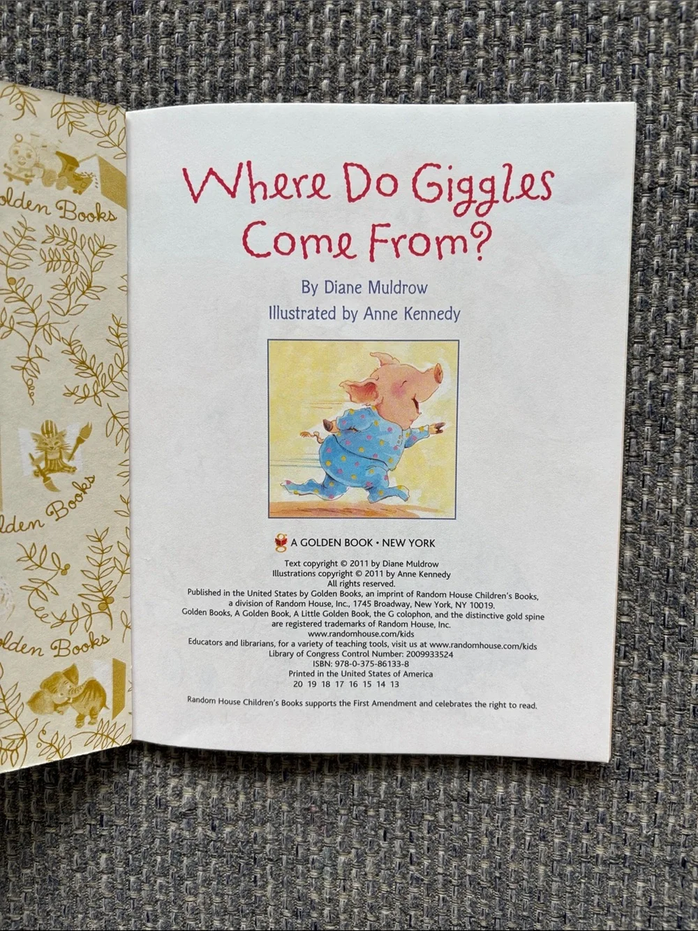 5/$25 Where Do Giggles Come From? | Little Golden Book